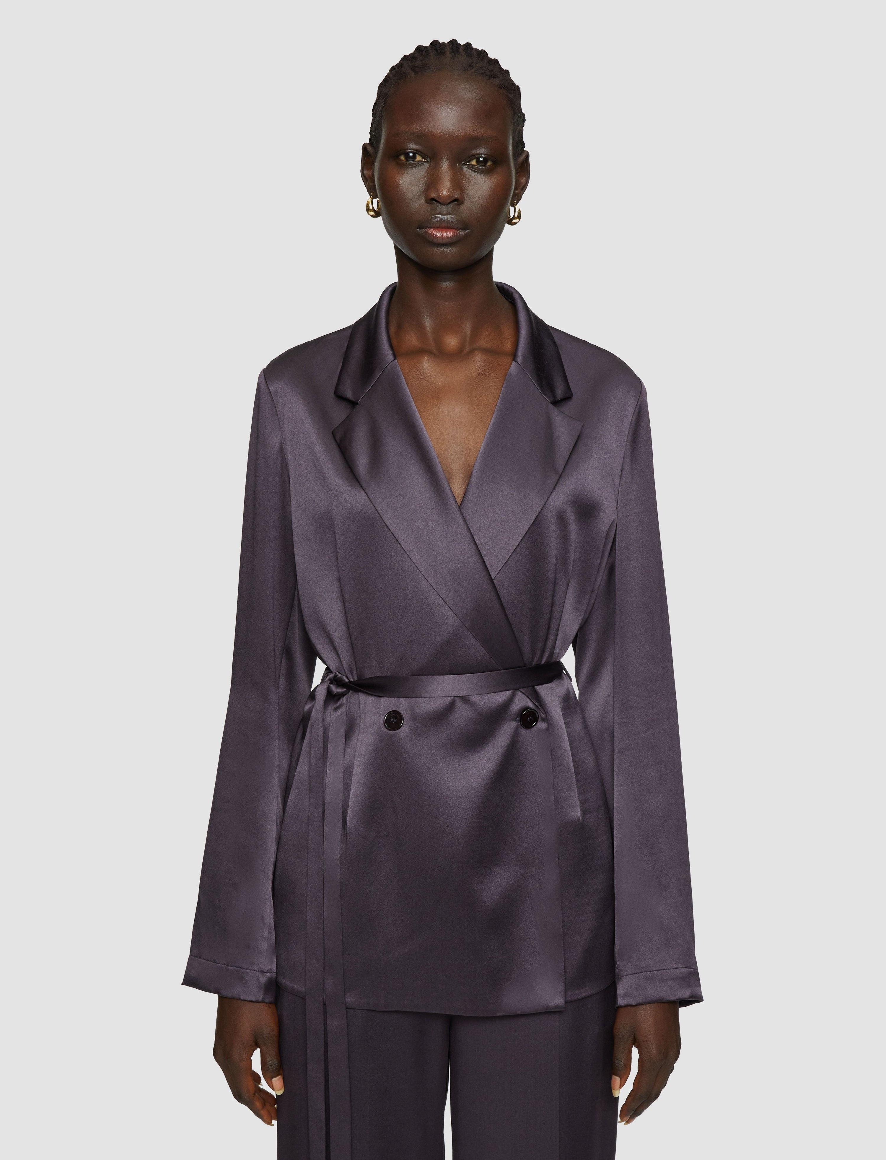 Joubert Silk Satin Jacket - 3