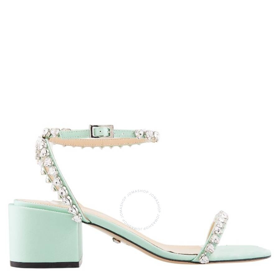 Mach & Mach Audrey Rhinestone-Embellished Sandals - 1