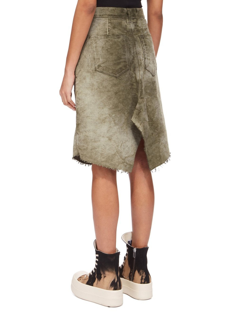 Khaki Porterville Slivered Midi Skirt 3