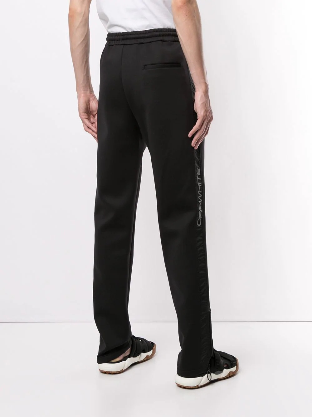 side logo track pants - 4