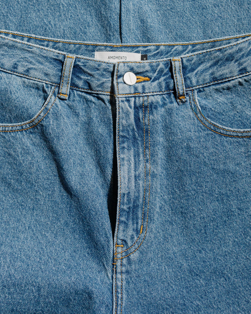 Men's Recycle Cotton Denim Mid Blue 5