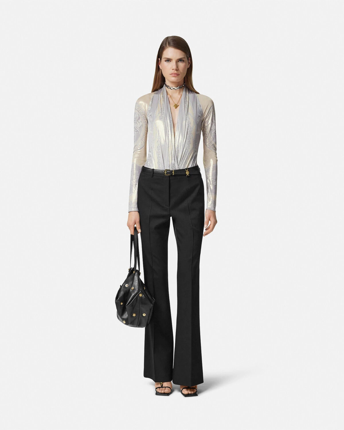 La Coupe des Dieux Draped Bodysuit - 2