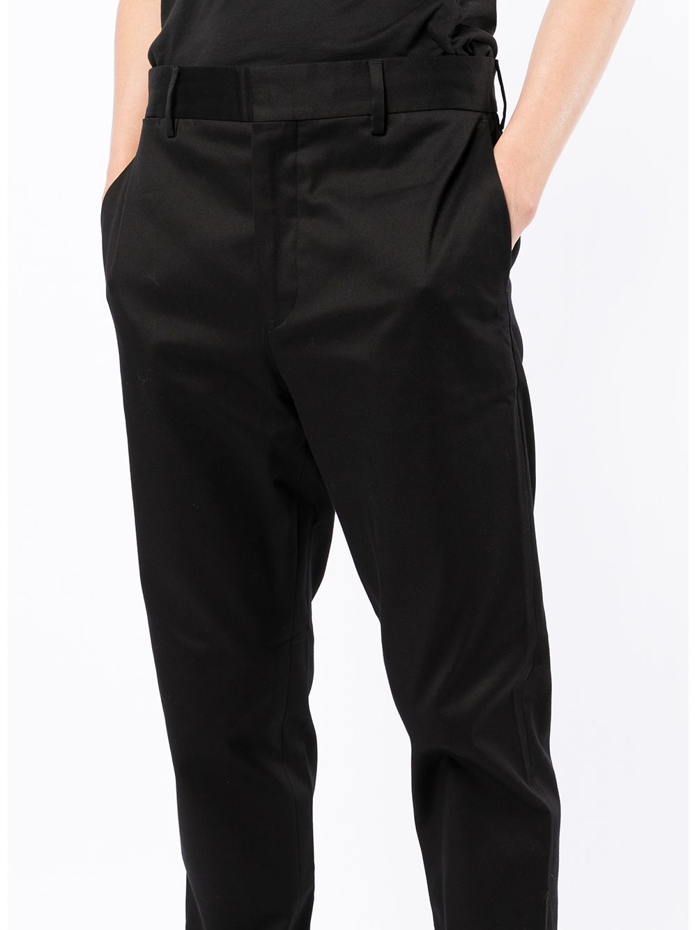 concealed-front fastening trousers - 5