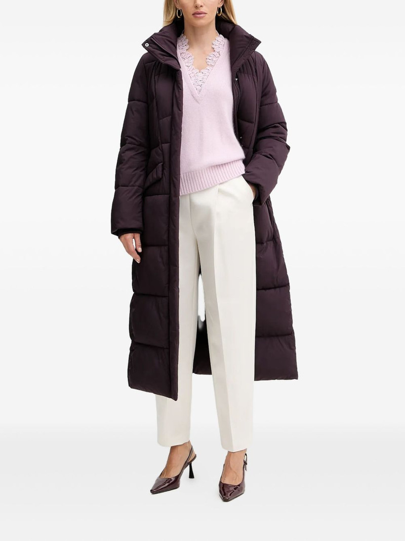 BOSS hooded belted coat outlook