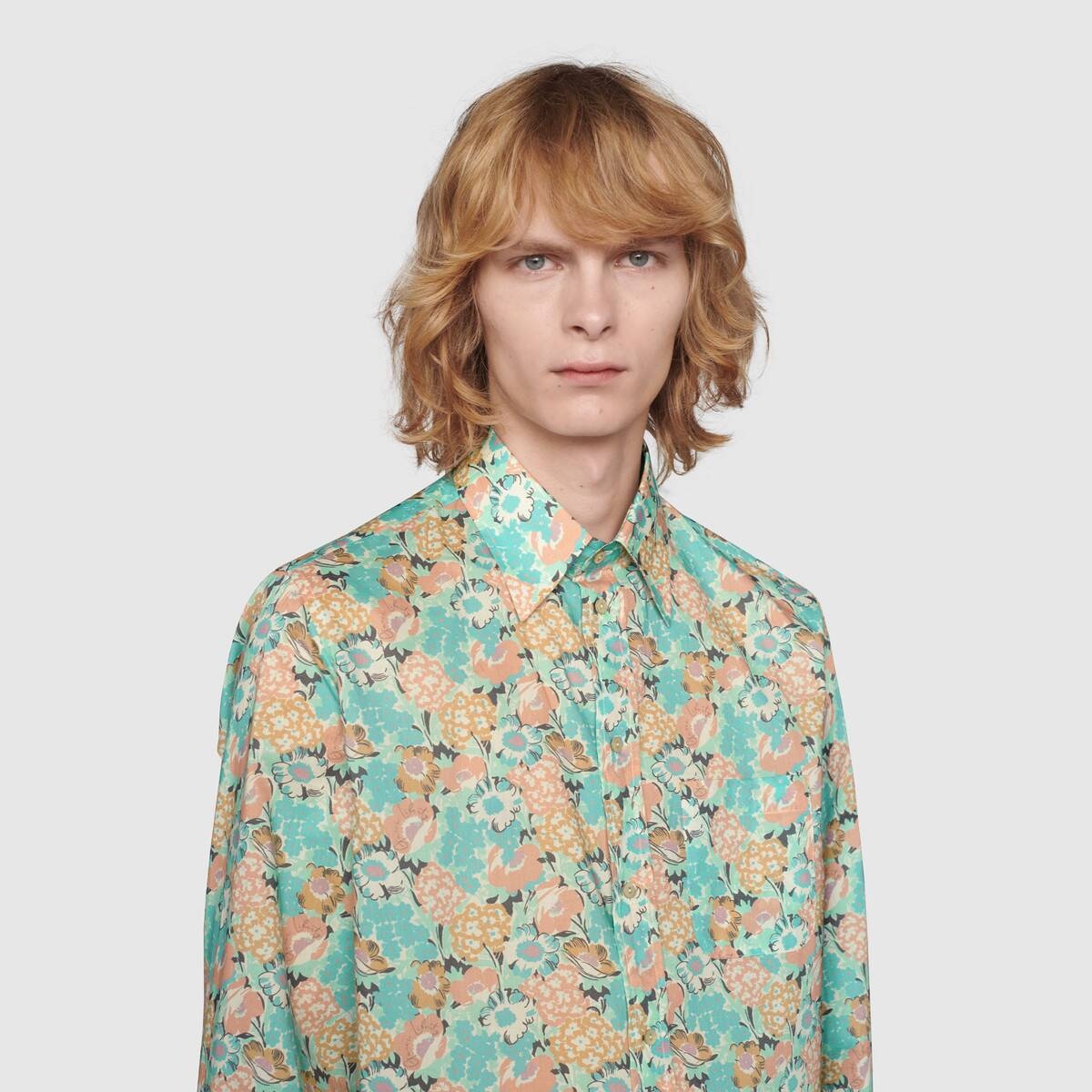 Gucci Liberty floral cotton shirt - 5