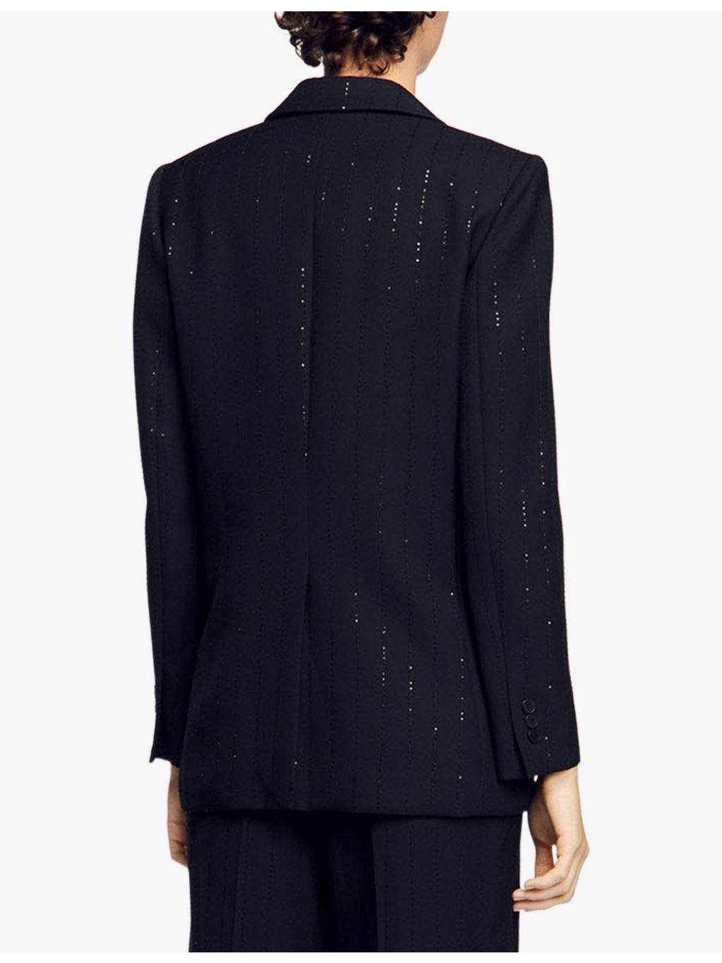 Notched-Lapel Single-Breasted Woven Blazer - 4