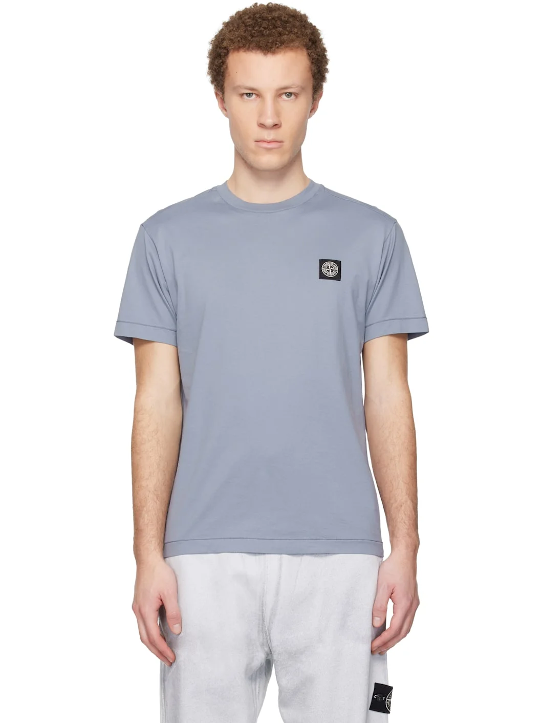 Blue 2100027 60/2 Cotton Jersey T-shirt - 1