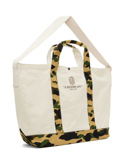 A BATHING APE® Off-White 1st Camo Tote outlook
