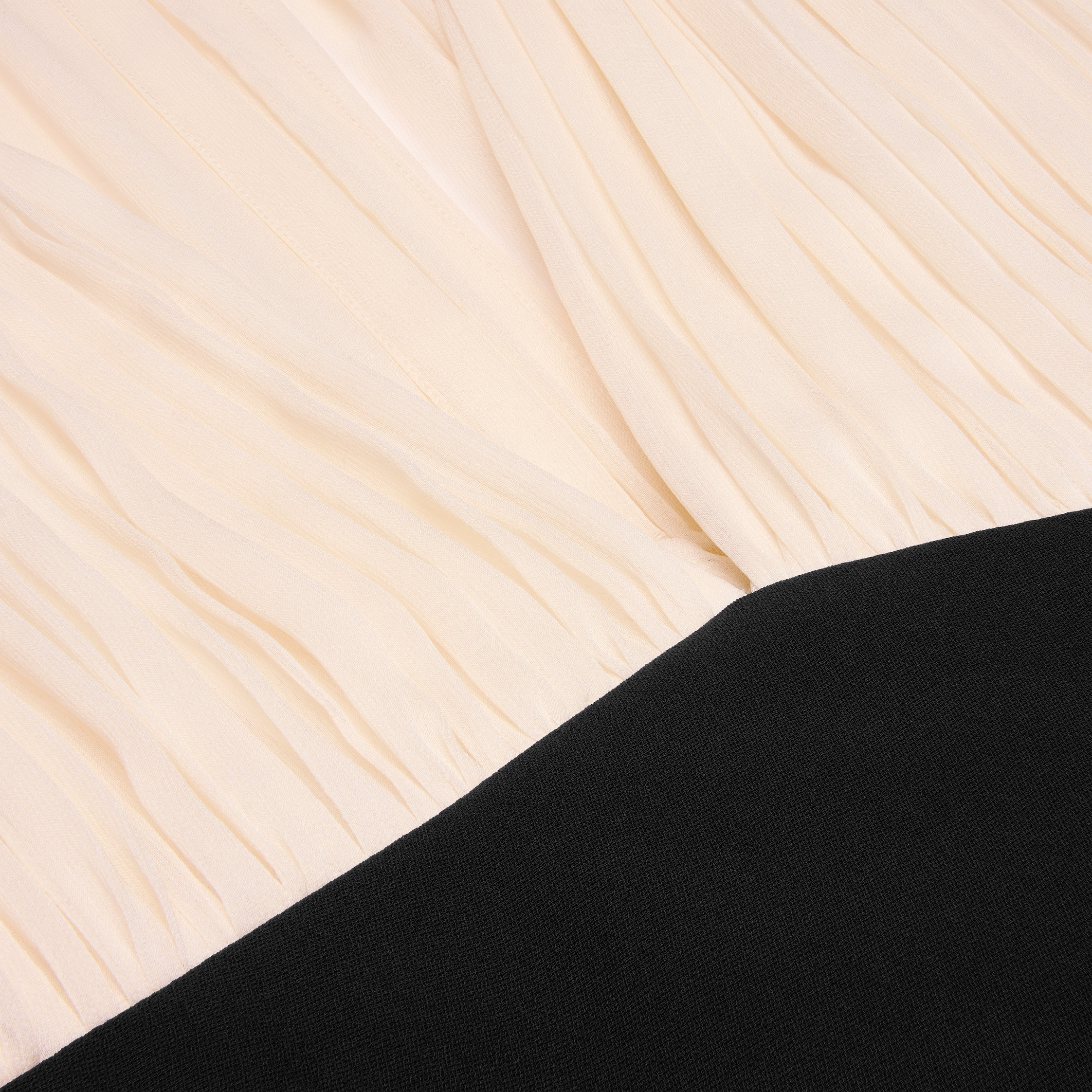 column dress IN silk crepe muslin - 3
