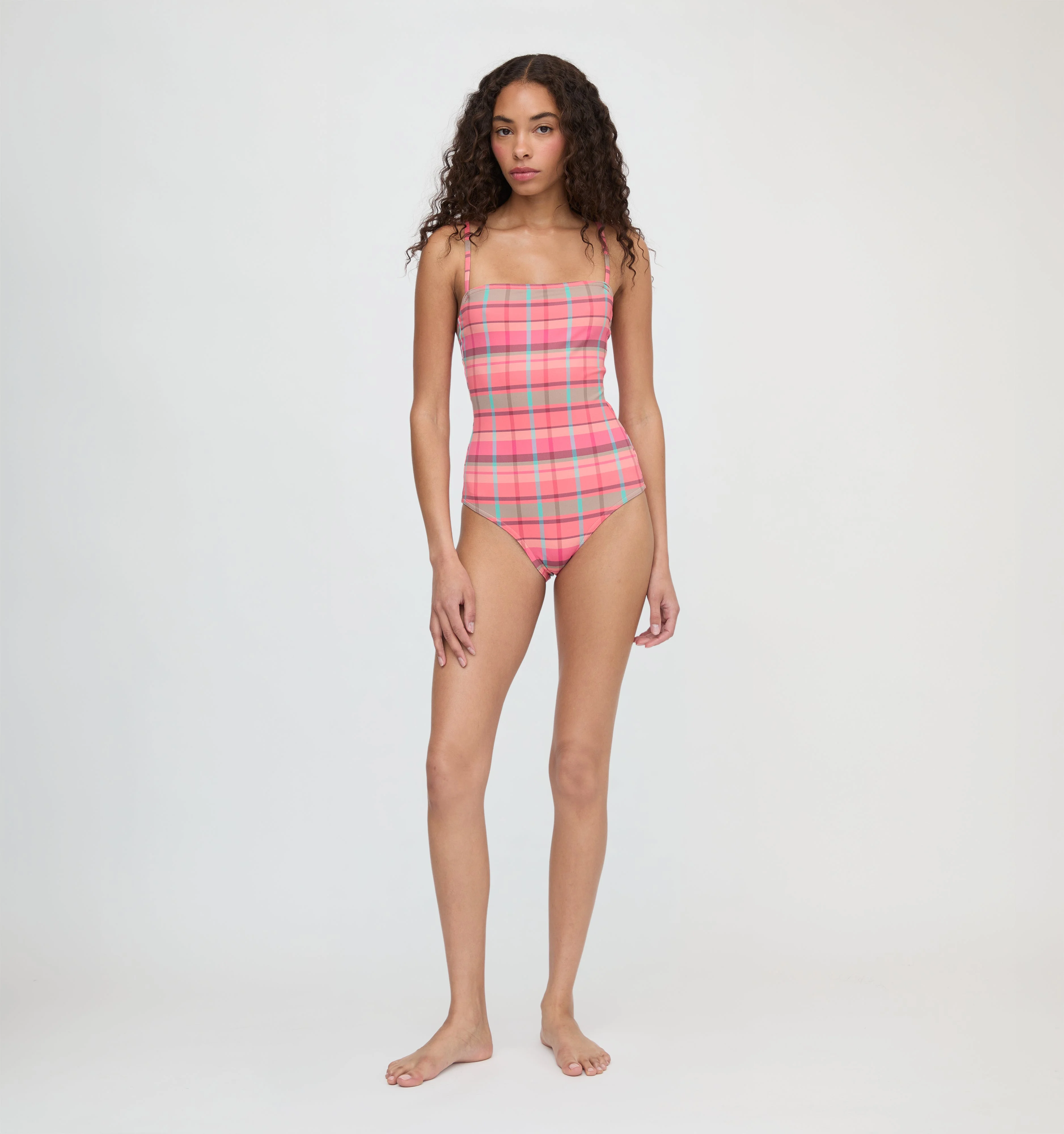 The Giana One Piece - Sunset Gingham - 1