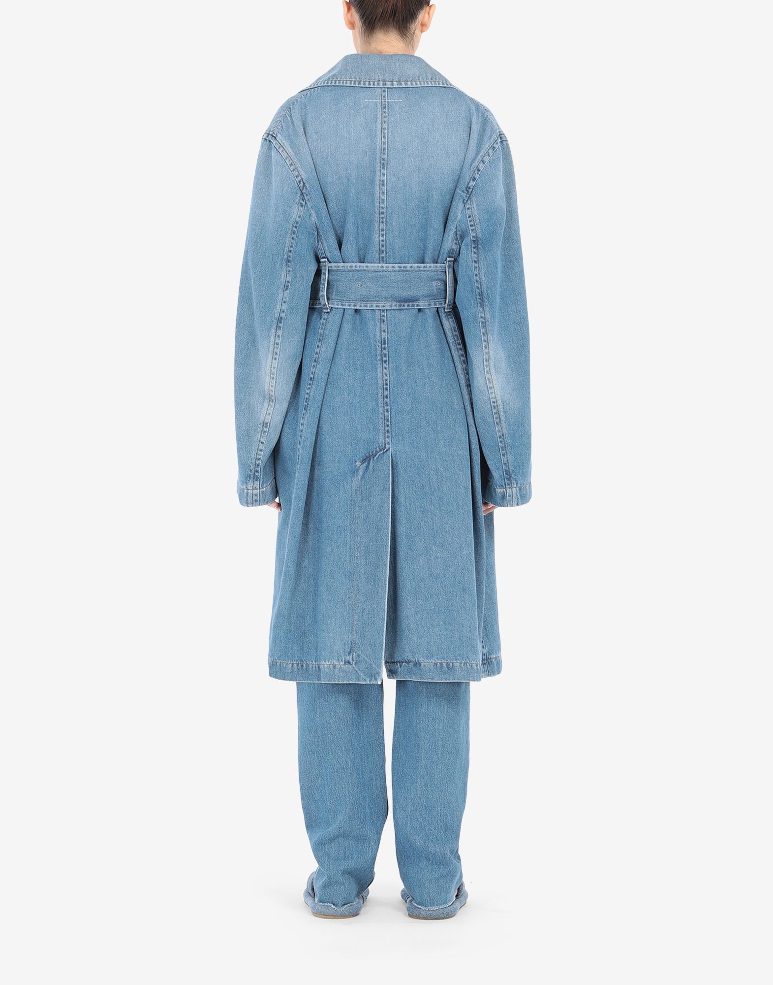 Shadow denim trench - 4