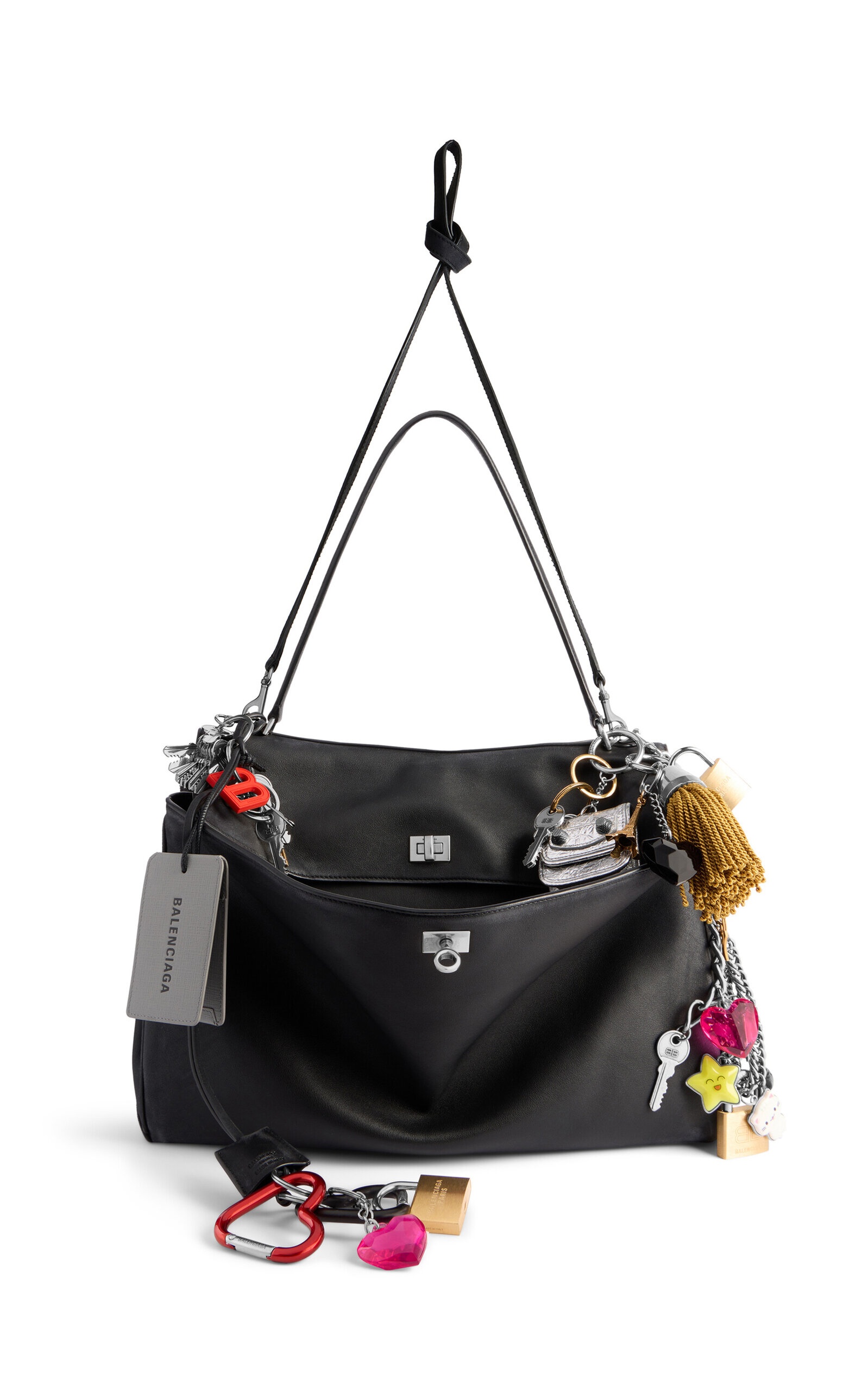 【BALENCIAGA】ブラック/マルチカラー Rodeo チャーム ホワイト の ウィメンズ Rodeo チャーム / クロッシュ クレ