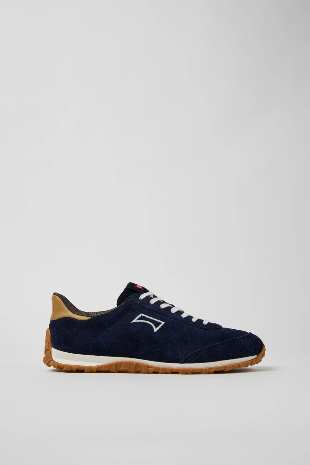 Drift Walk Blue and Brown Suede and Leather Sneakers for Men. - 1