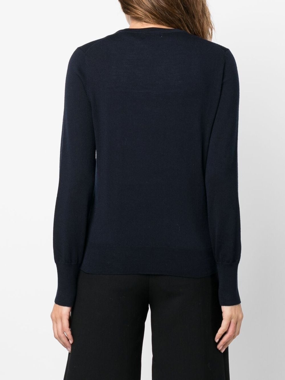 wool fine-knit top - 4