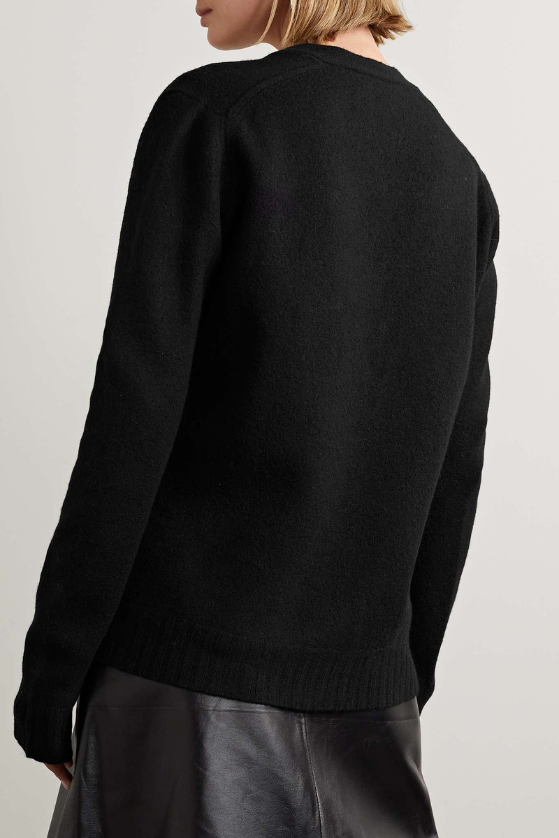 Boiled merino wool cardigan 3