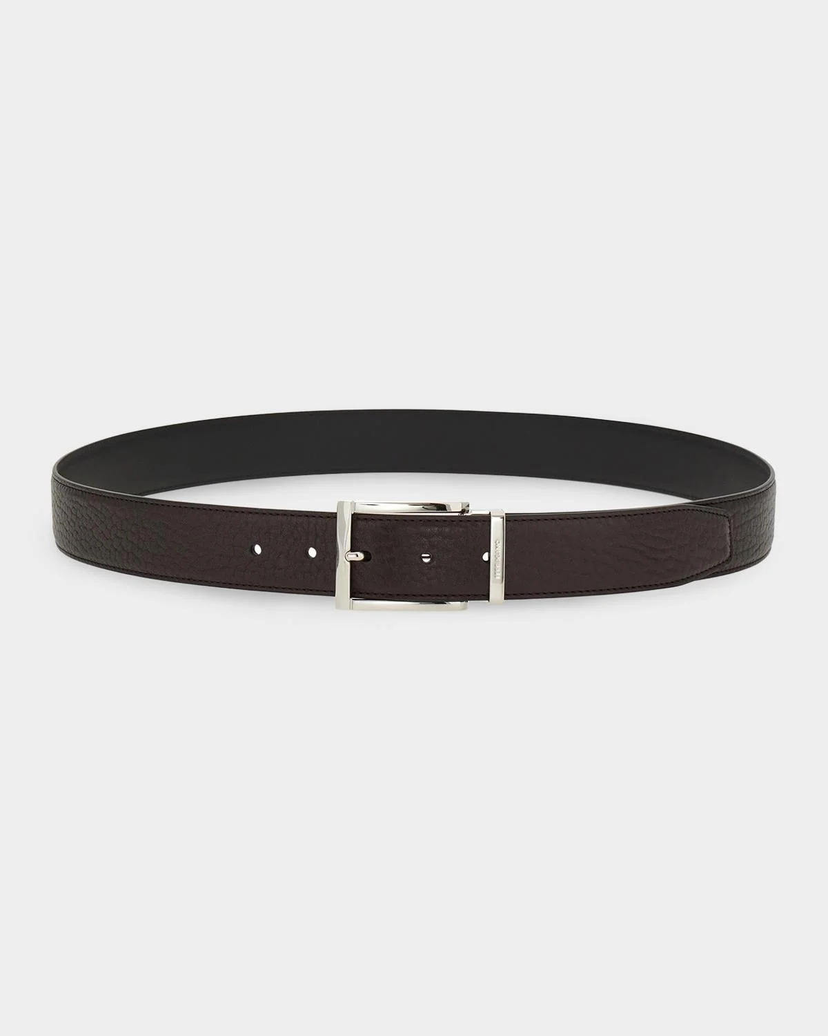 Men's Double Adjustable Leather Belt - 1