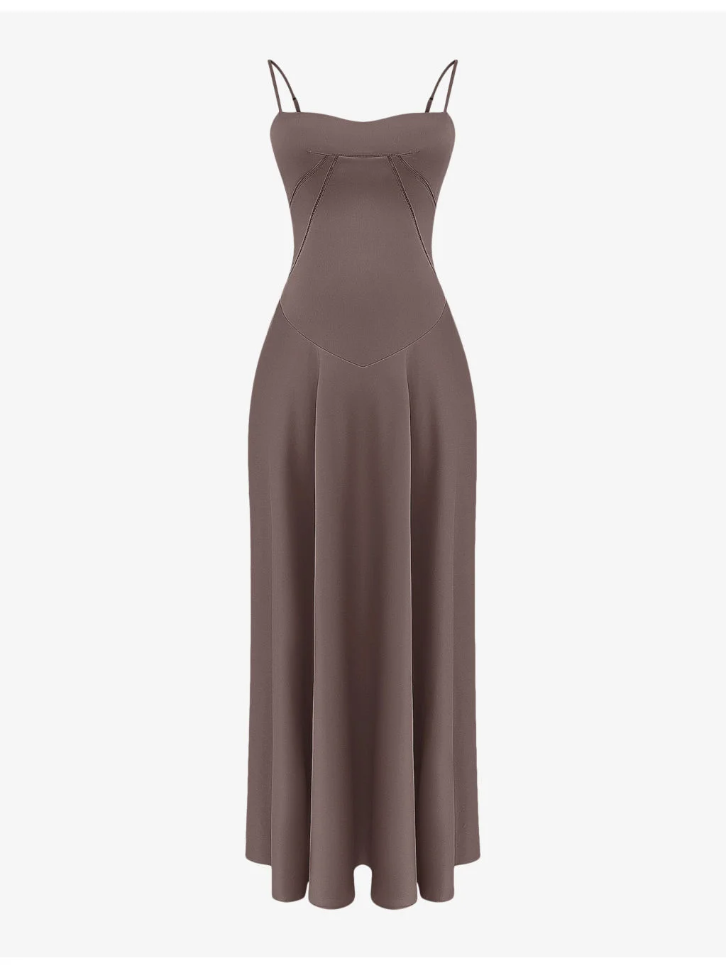 Anabella lace-up satin maxi dress - 1