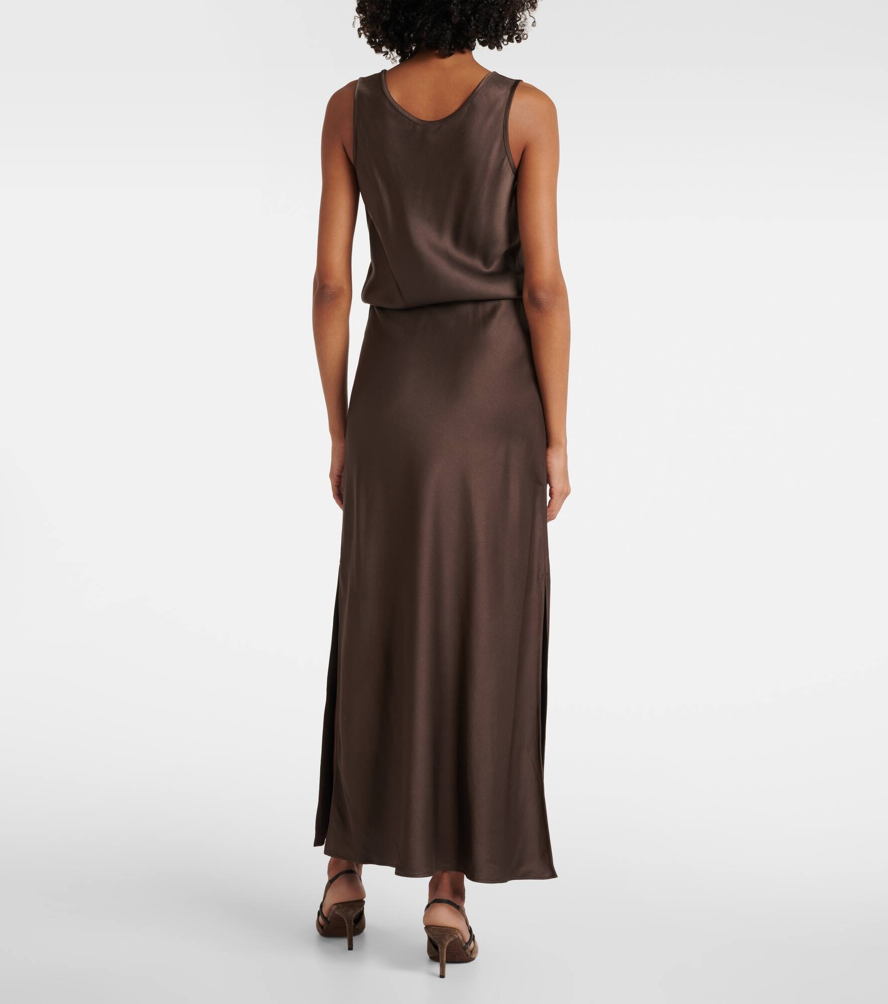 Satin maxi dress - 3