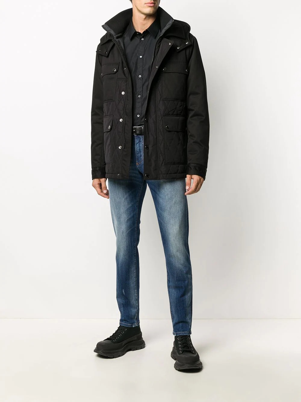 quilted hooded jacket - 2