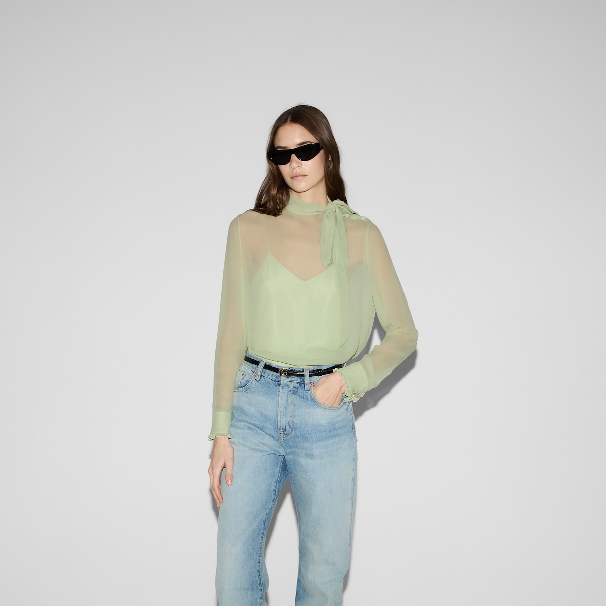 Silk georgette top - 3