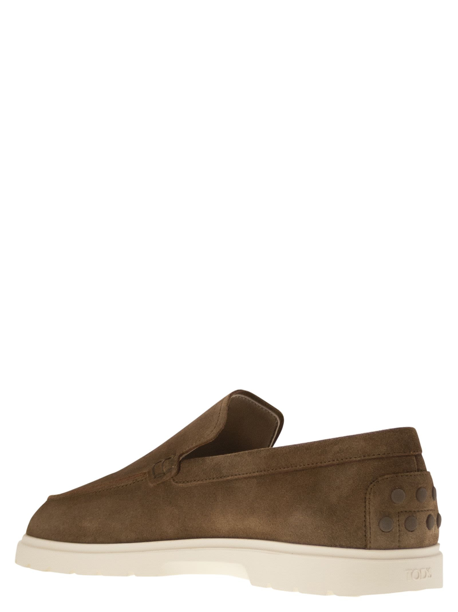 Tod's Men Suede Slipper Moccasin - 3