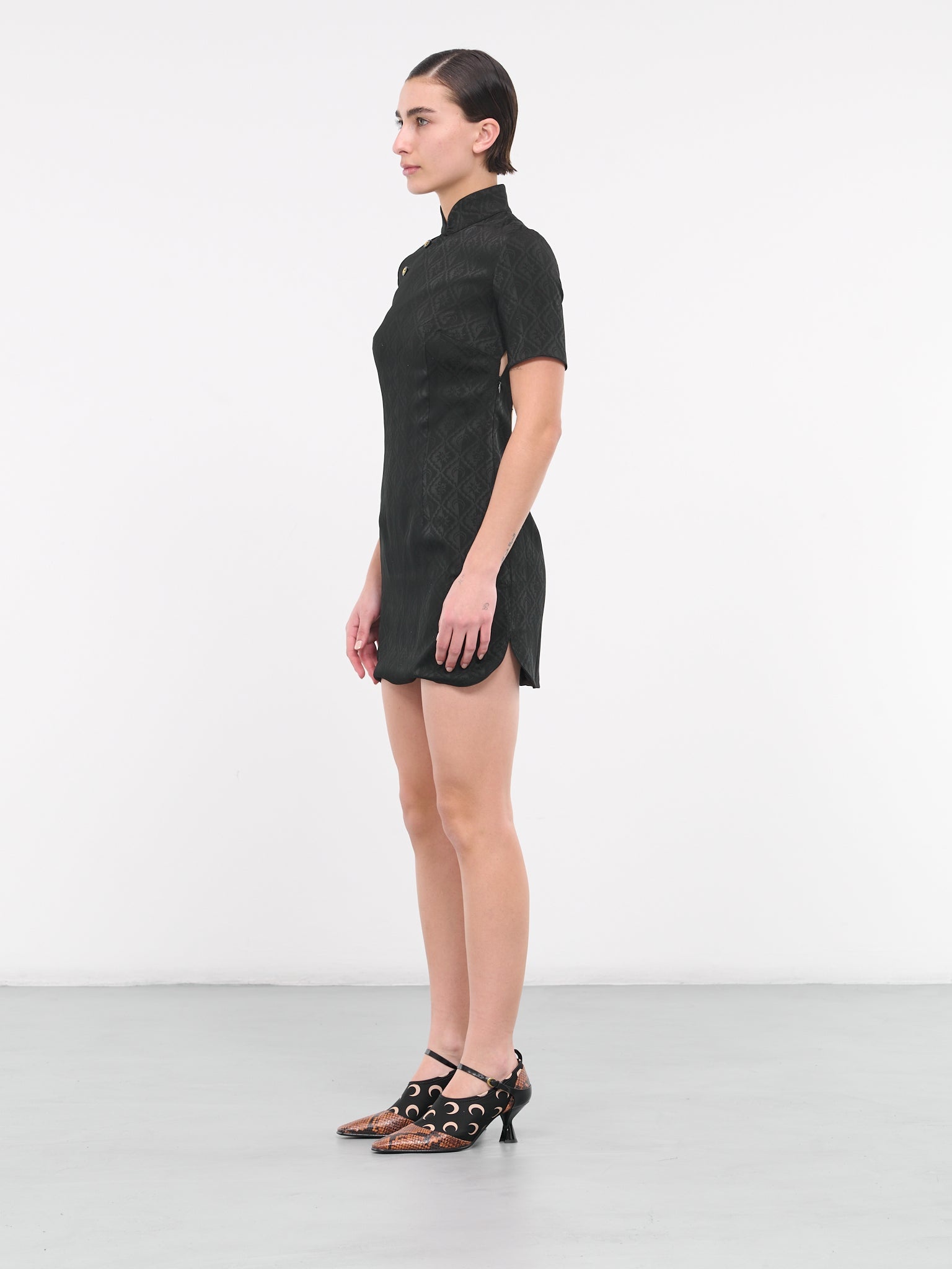 Jacquard Viscose Mini Dress - 2