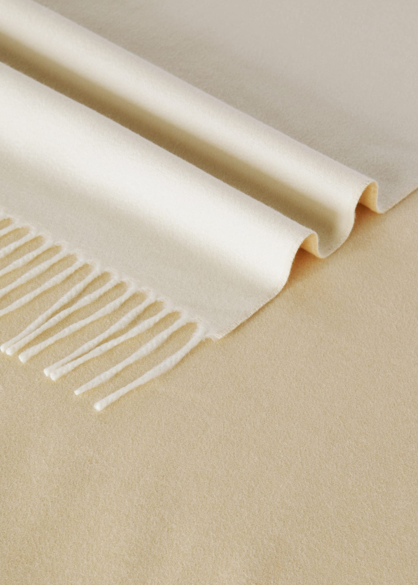 Cashmere Sciarpa Two-Tone Fringe-Trim Scarf - 4