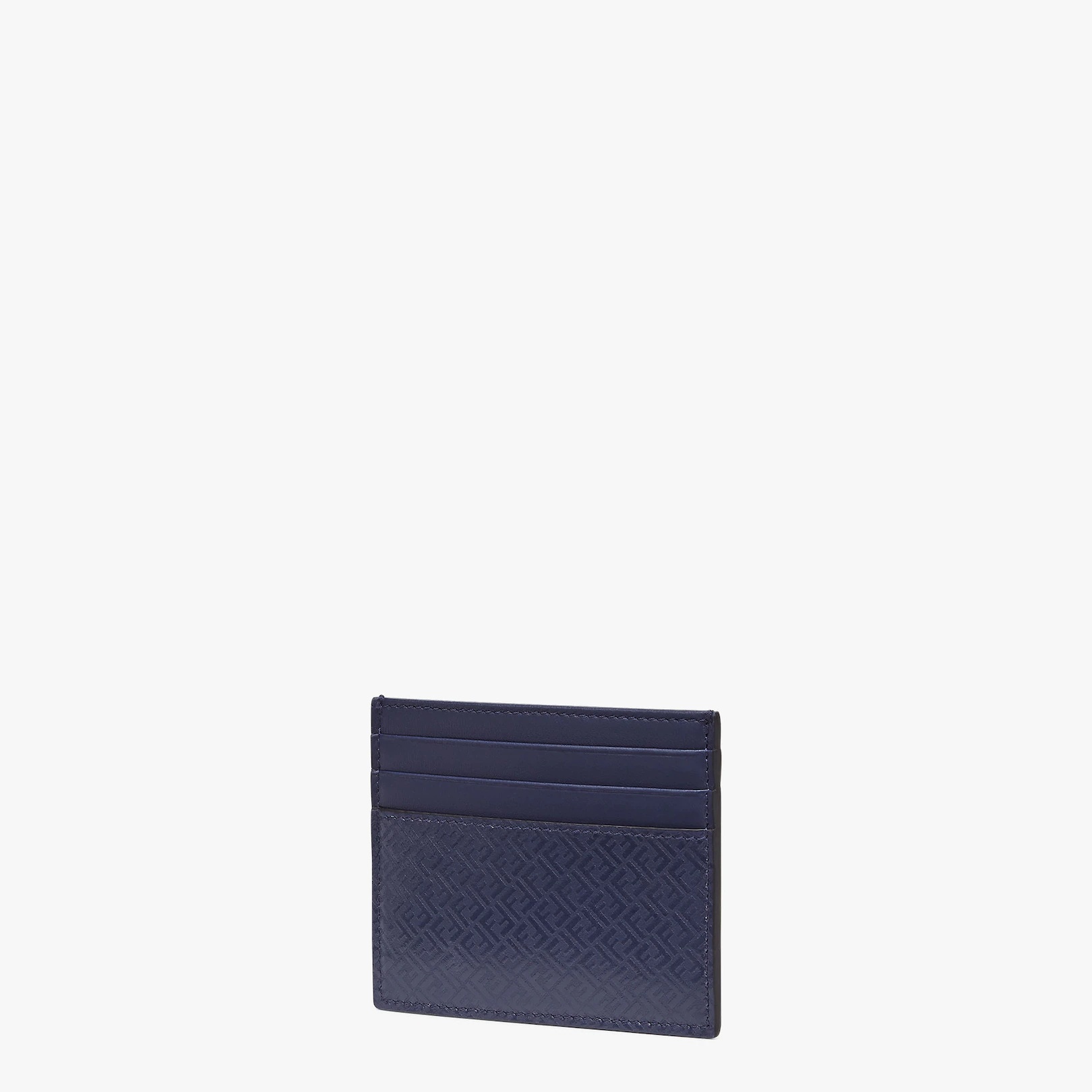 Blue leather card holder - 2