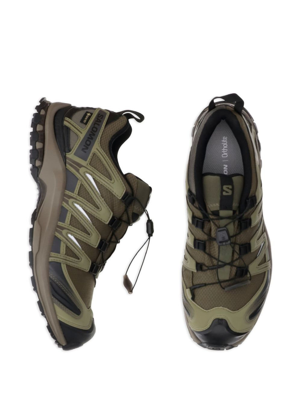 panelled sneakers - 4