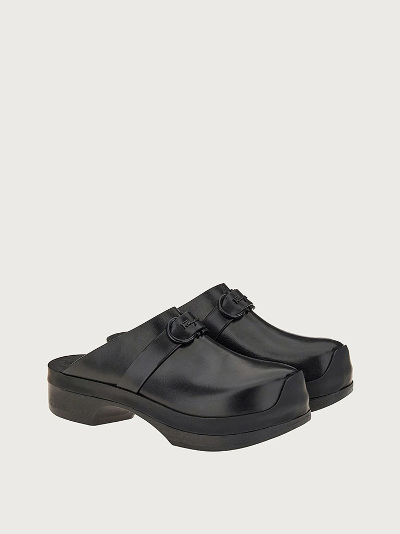 FERRAGAMO CLOGS WITH GANCINI ORNAMENT outlook