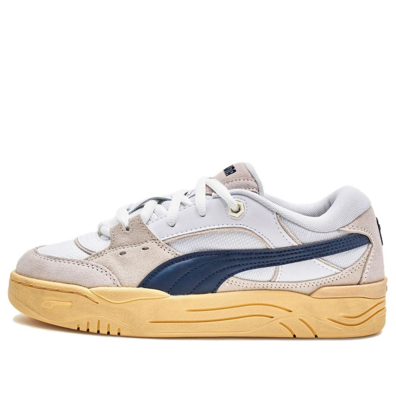 (WMNS) PUMA 180 Vintage 'White Navy Warm White' 396323-01 1