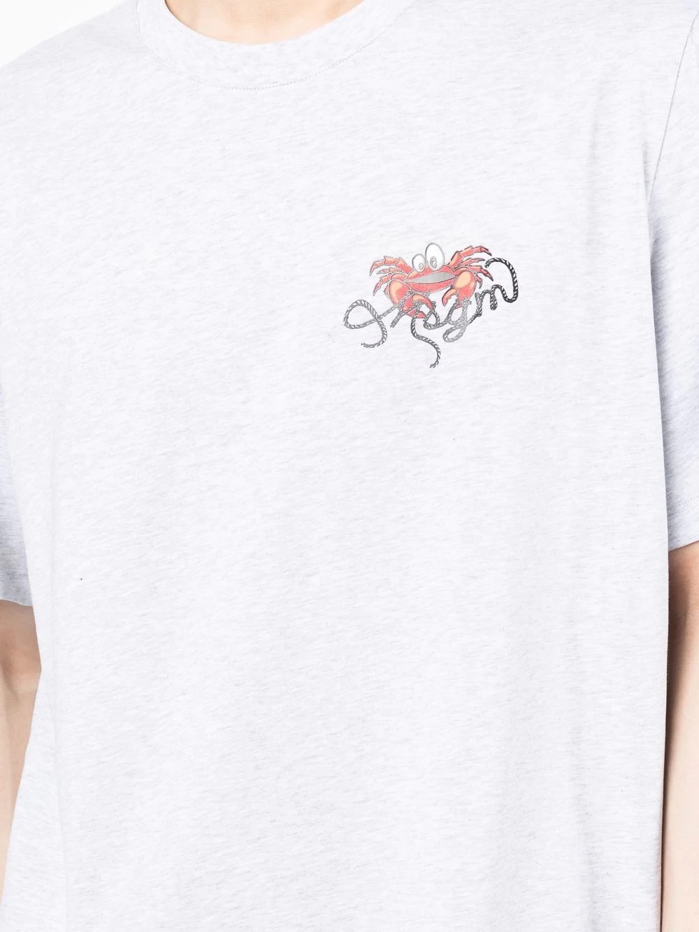 logo-embroidered T-shirt - 5