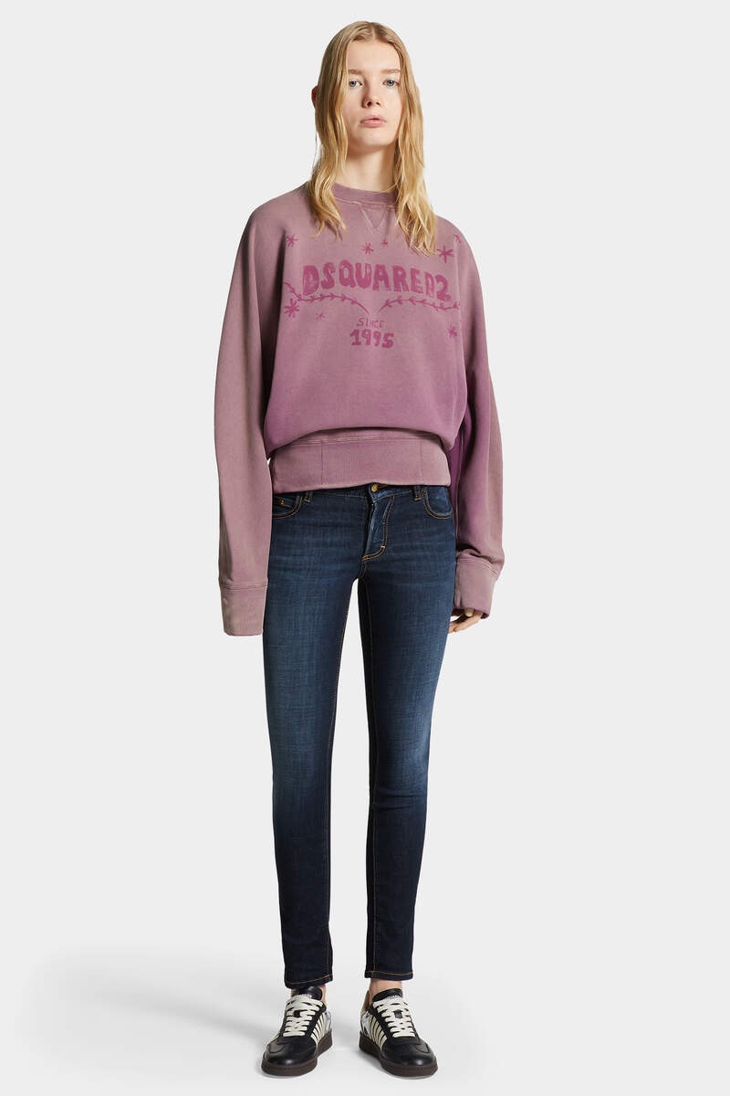 DARK L.A. WASH MEDIUM WAIST JENNIFER JEANS - 3