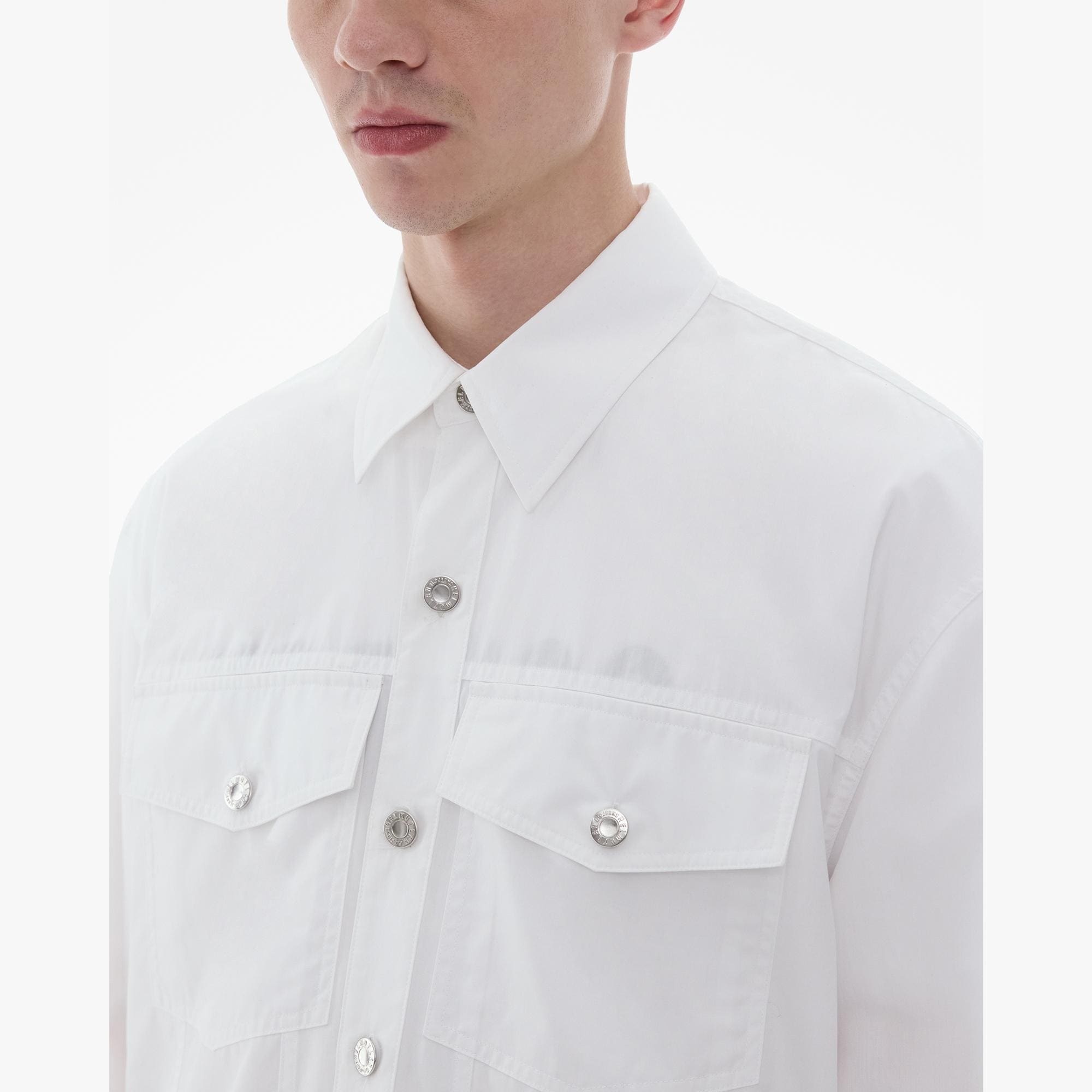 POPLIN TRUCKER SHIRT JACKET - 8