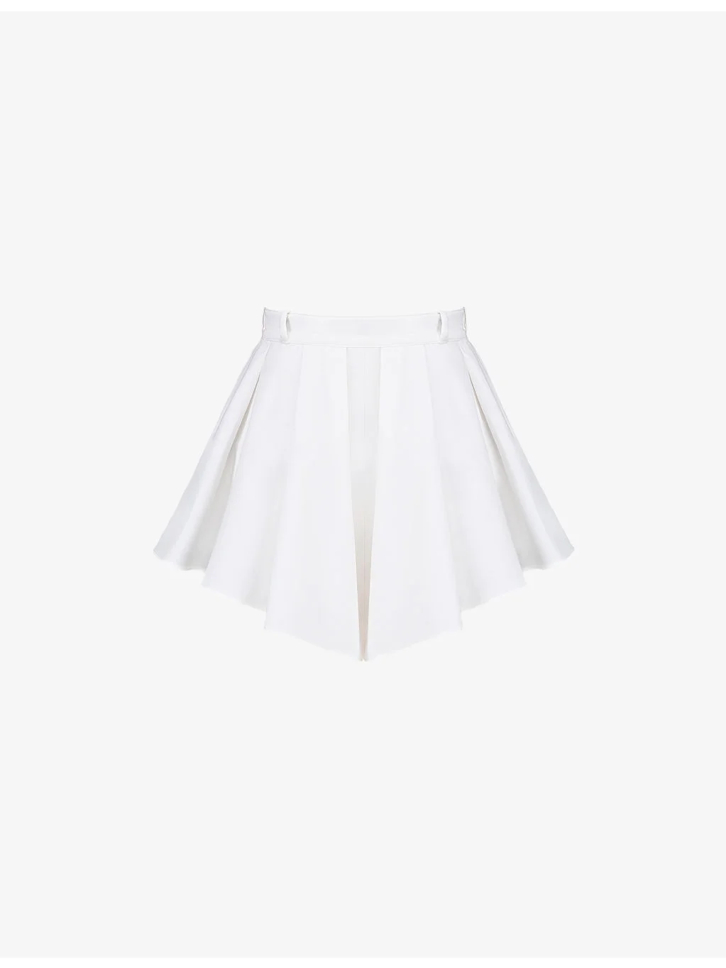 Lumi Flared Cotton Mini Shorts - 1