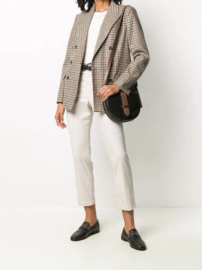 Brunello Cucinelli crystal-embellished tweed blazer outlook