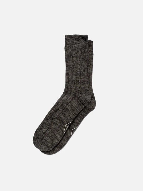 Men Rib Socks Antracite - 1