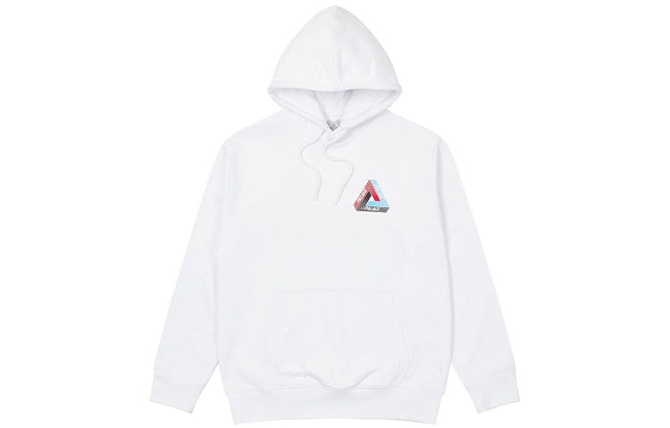 PALACE Triangle Logo hooded Long Sleeves Unisex White P19HD086 - 2