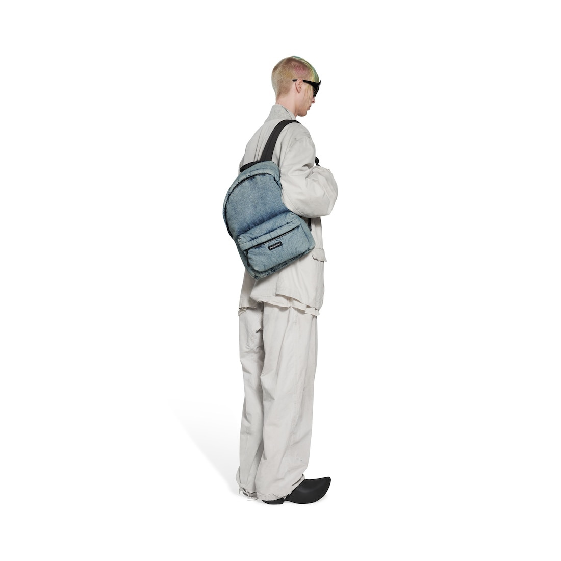 Men's Explorer Backpack In Denim in Faded Blue - 4