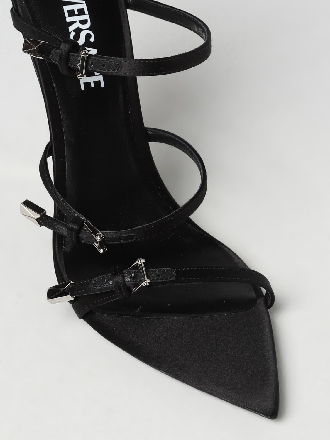 Versace sandal in satin - 4