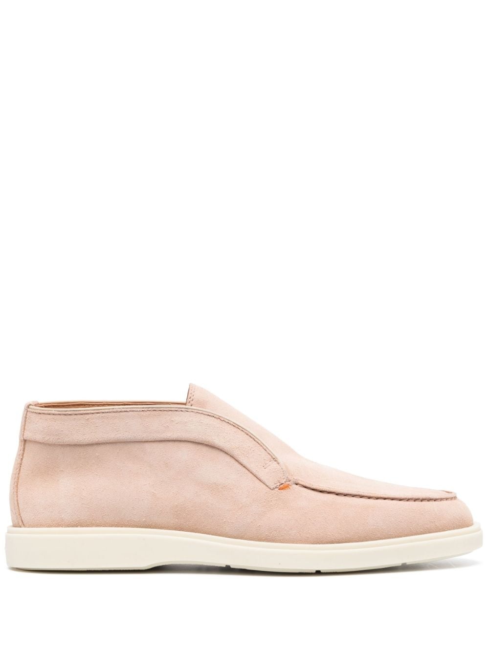 almond-toe suede boots - 1