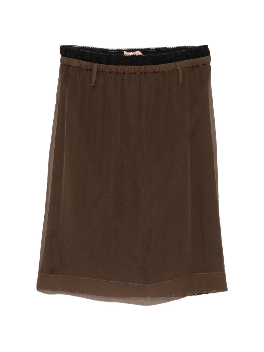 lace-trim Rock skirt - 1
