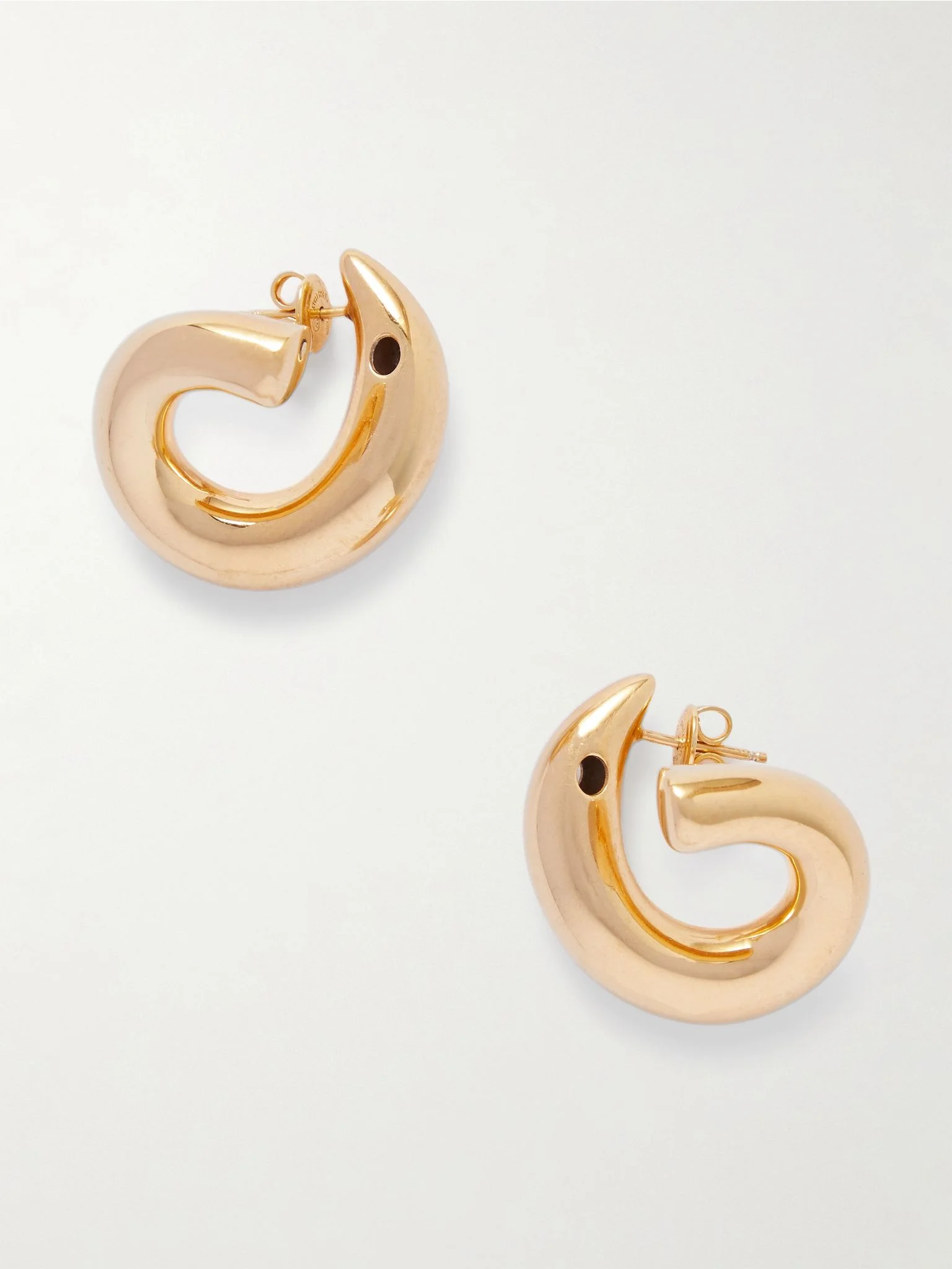 Sardine gold-plated earrings Gold - 1