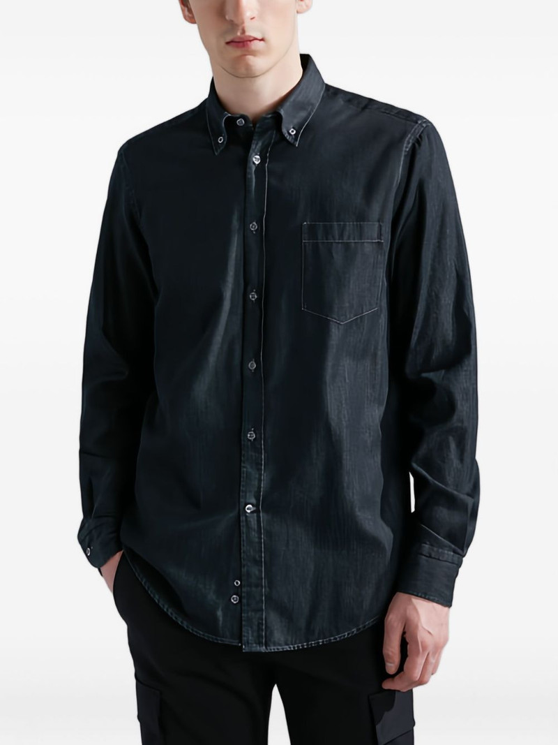 Paul & Shark denim button-down shirt outlook