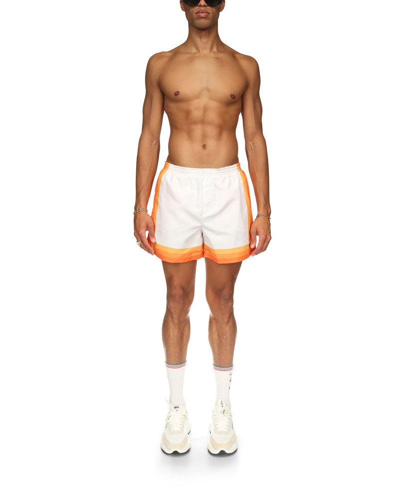 CASABLANCA Orange Gradient Swim Trunks outlook