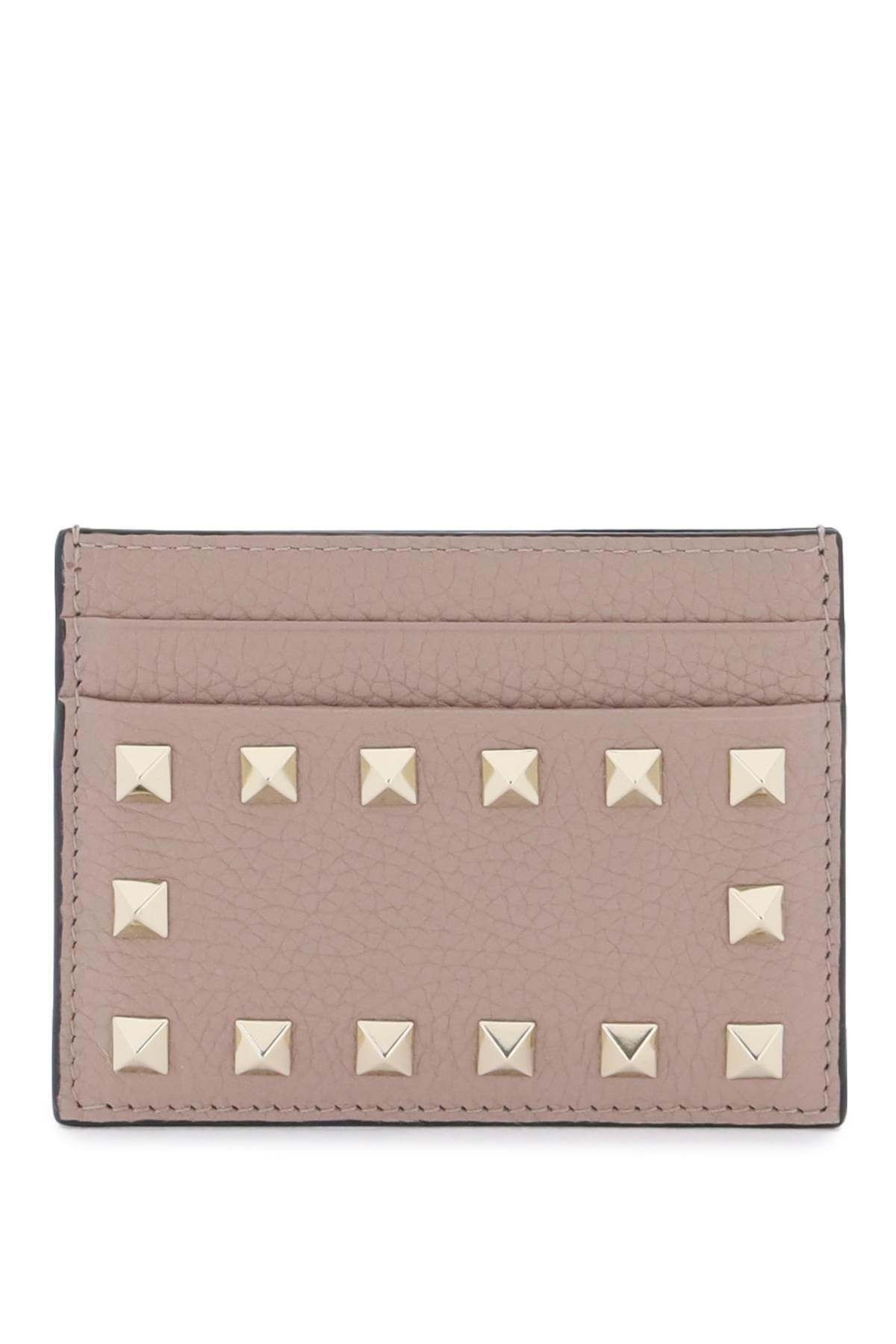 Valentino Garavani Rockstud Leather Card Holder Women - 1