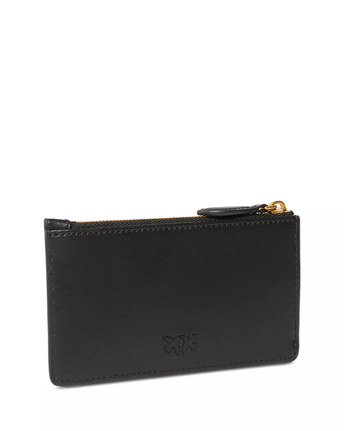 Airone Black Leather Cardholder - 3