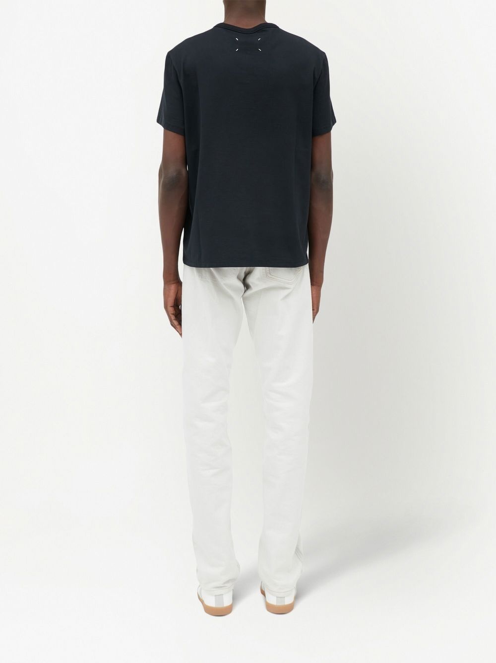 logo-embroidered short-sleeve T-shirt - 4