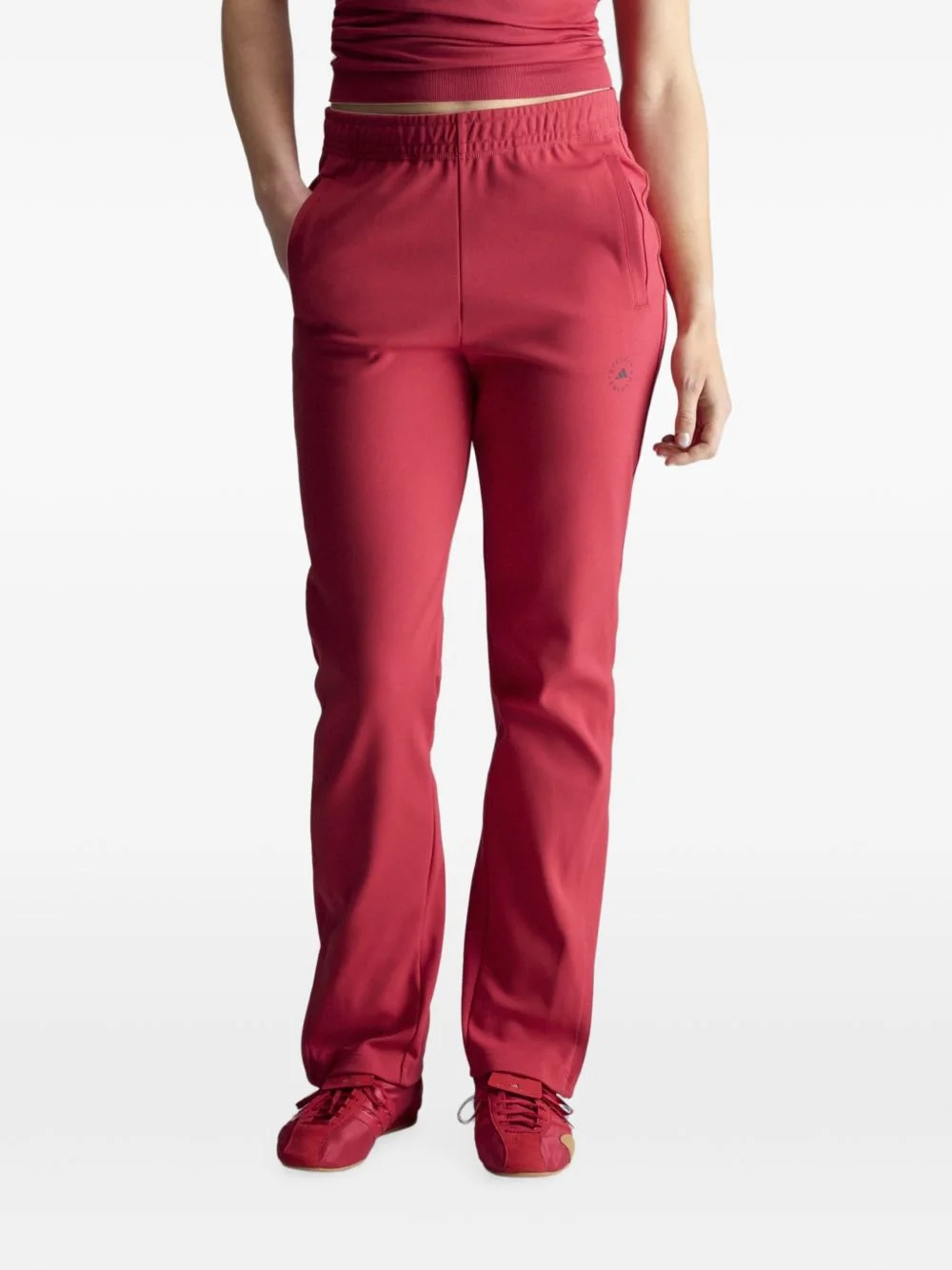 knitted track pants - 1