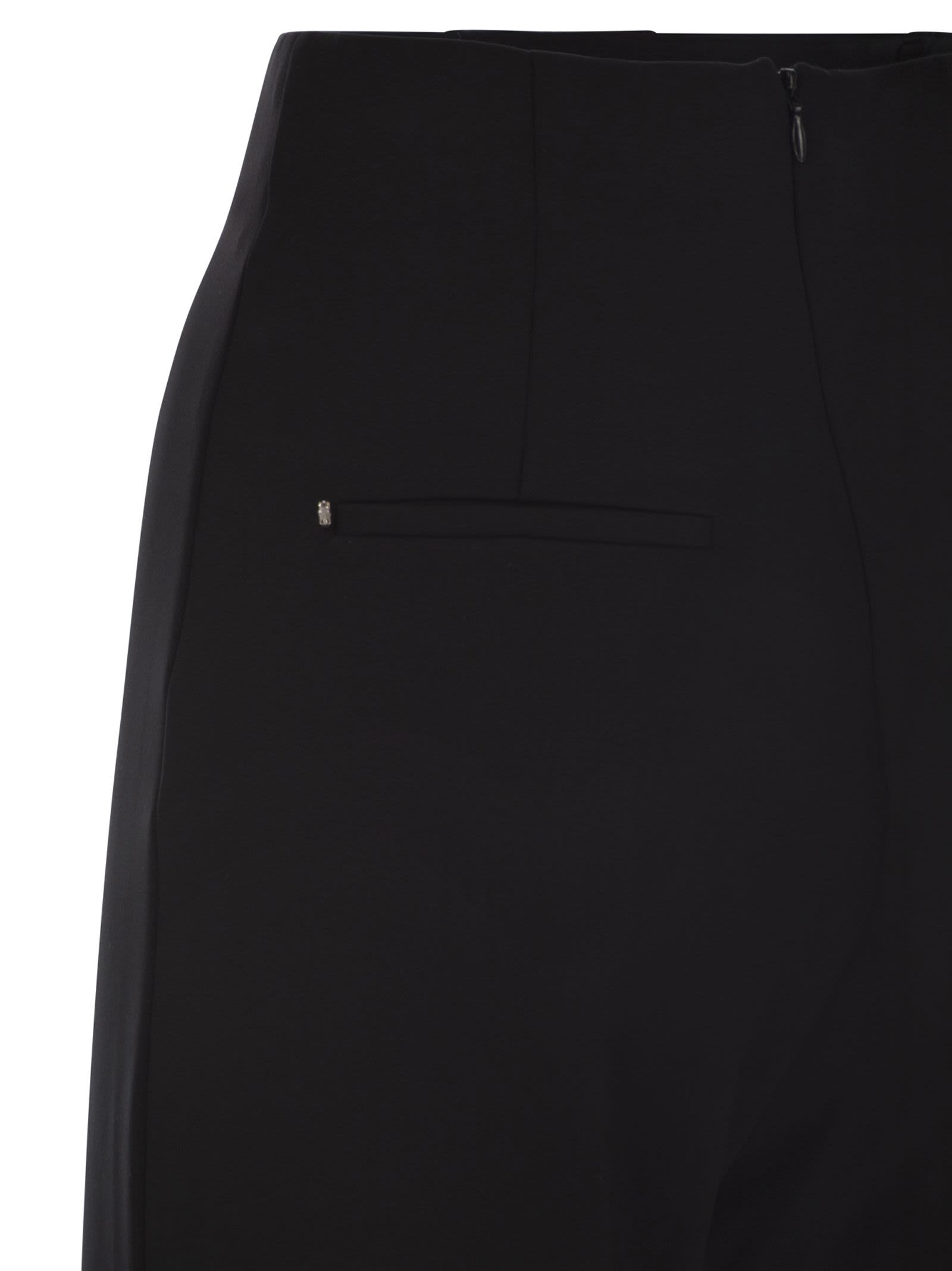 Sportmax Women Olea - High-Waisted Trousers In Scuba Jersey - 4